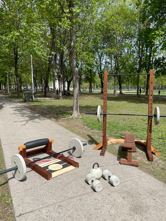 Hipthruster en bois