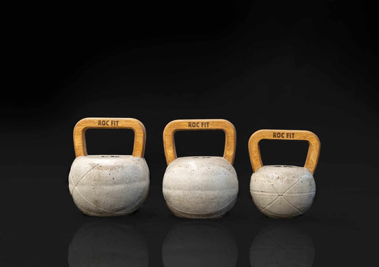 Kettlebells en béton