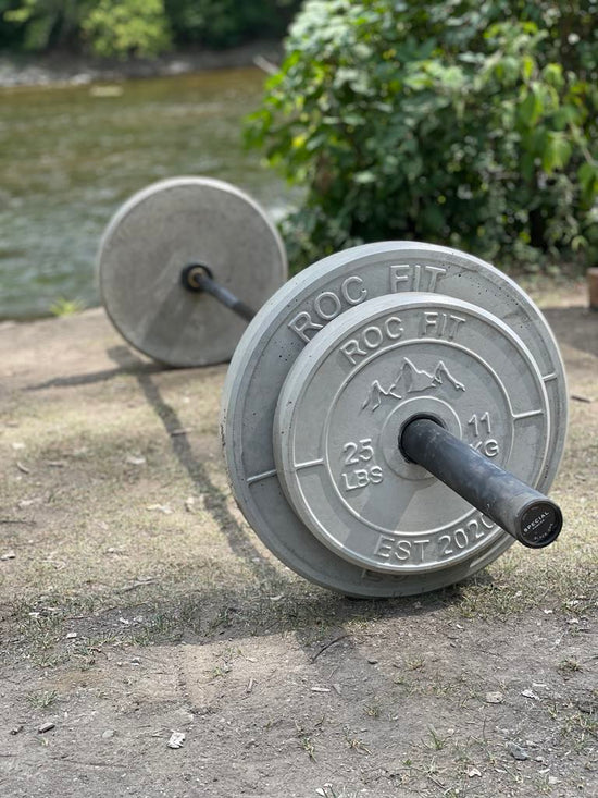 Plaques de poids en béton