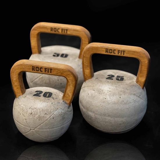 Kettlebells en béton