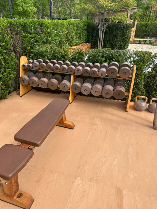 Wood Inclinable Bench
