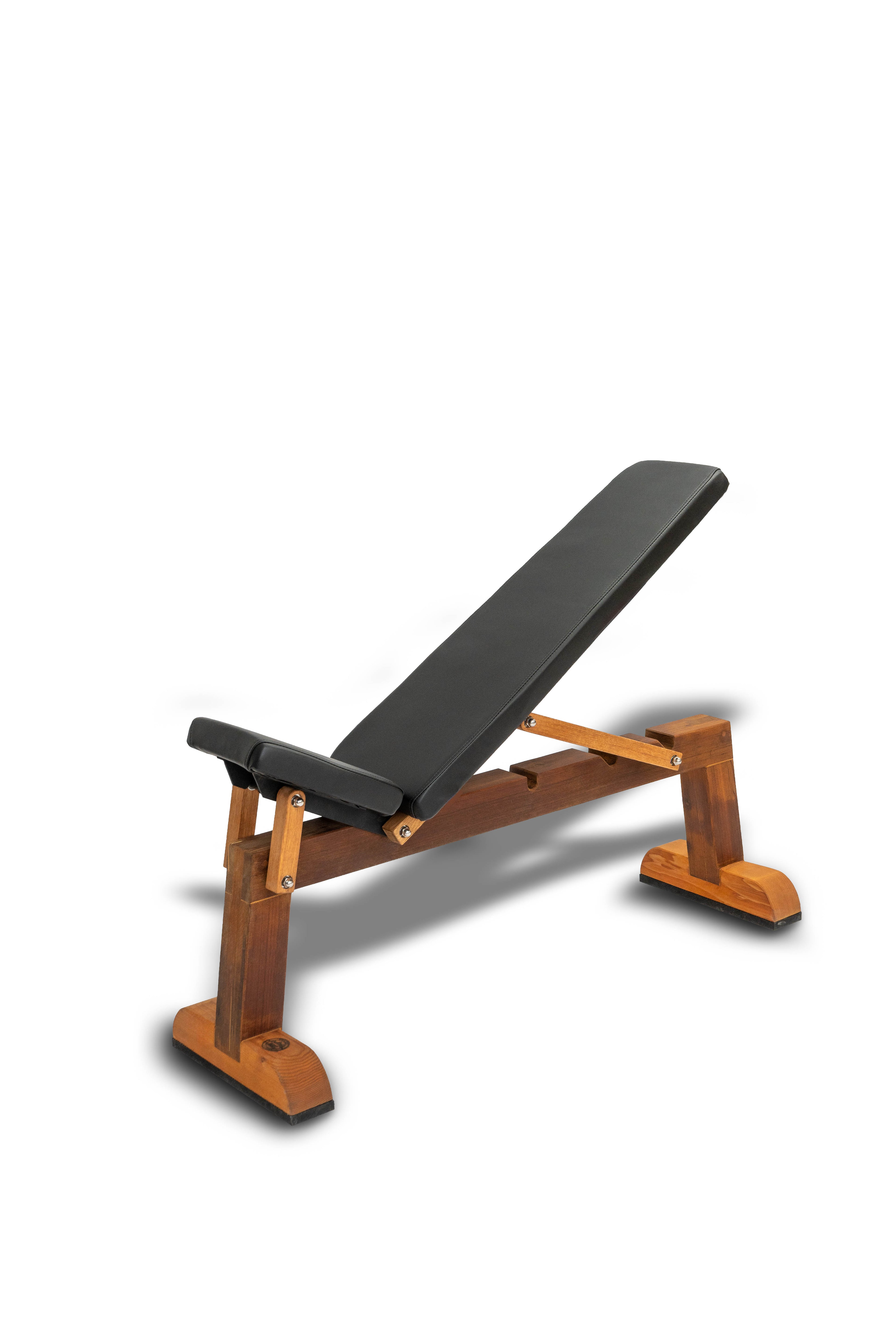 Wood Inclinable Bench