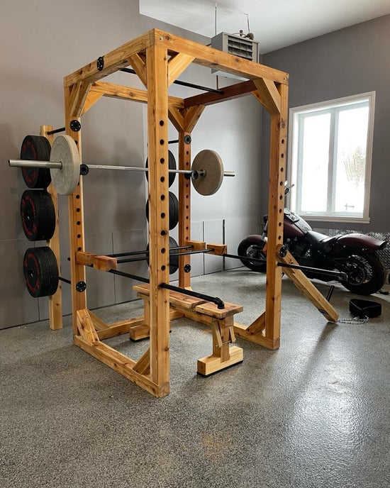 Wood Power Rack